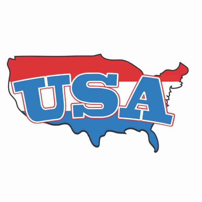 USA FREISTEHENDE FOTOSKULPTUR  (Vorne)