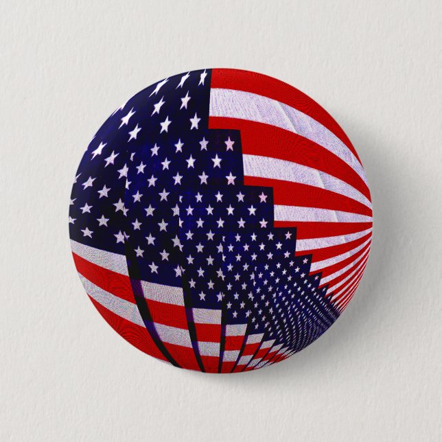 USA - Frieden und Liebe- Button (Vorderseite)