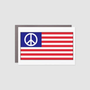 USA-Friedensflagge Auto Magnet
