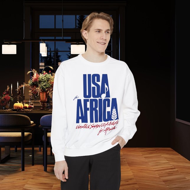 USA für Afrika Erinnerung an ikonischen 80er Sweatshirt (Von Creator hochgeladen)