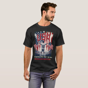 USA Fußball 2026 Fan-Ausrüstung Patriotischer Amer T-Shirt