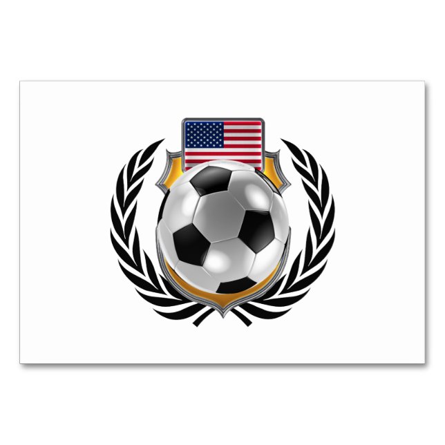 USA Fußball Champions Tischnummer (Vorderseite)