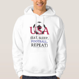 USA Fußball Fan: Achempong Personalisiertes Natio Hoodie