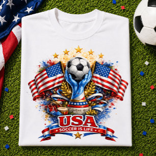 USA-Fußball-Fan American Football Bekleidung Gesch T-Shirt