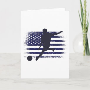 USA Fußball Fan Jersey Shirt Amerikanische Flagge Karte