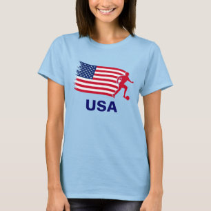 USA-Fußball-Flagge T-Shirt