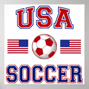 USA-Fußball Poster