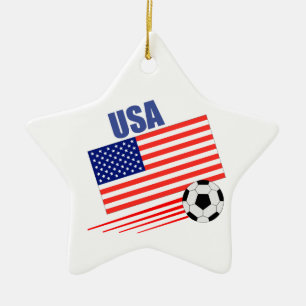 USA-Fußball-Team Keramikornament