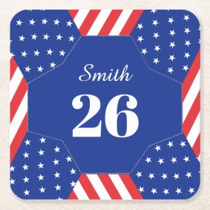 USA Fußballball Papier Untersetzer mit individuell