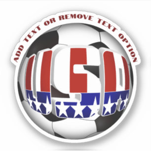 USA Fußballball Sport Aufkleber