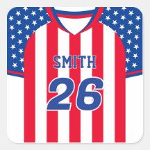 USA-Fußballtrikot mit individuellem Namen und Numm