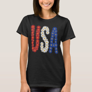USA Gänseblümchen Patriotisches Gänseblümchen 4. J T-Shirt