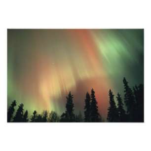 USA, Gebiet Fairbanks, Zentral-Alaska, Aurora 3 Fotodruck