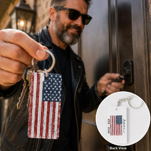 USA Geburtstag Amerika 1776 bis 2026 Flagge Patrio Schlüsselanhänger
