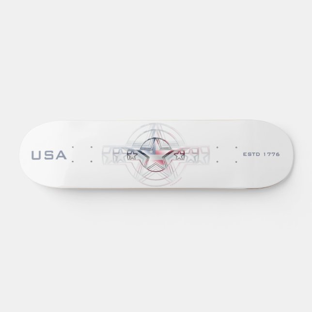 USA GEGR. 1776 SKATEBOARD (Horizontal)
