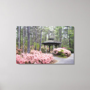 USA, Georgia, Pine Mountain. Ein Pavillon unter Leinwanddruck