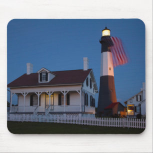 USA, Georgia, Tybee Island, Flagge Hissen Mousepad