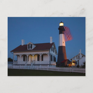 USA, Georgia, Tybee Island, Flagge Hissen Postkarte