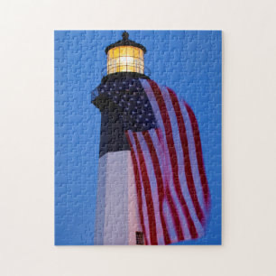 USA, Georgia, Tybee Island, Flagge weht 2
