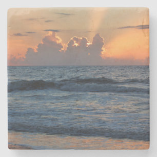 USA, Georgia, Tybee Island, Tybee Island Strand Steinuntersetzer
