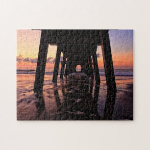 USA, Georgien, Tybee Island, Pier auf Tybee Island