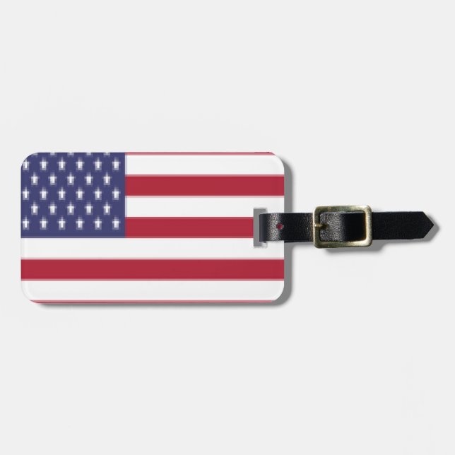 USA GEPÄCKANHÄNGER (Vorderseite horizontal)