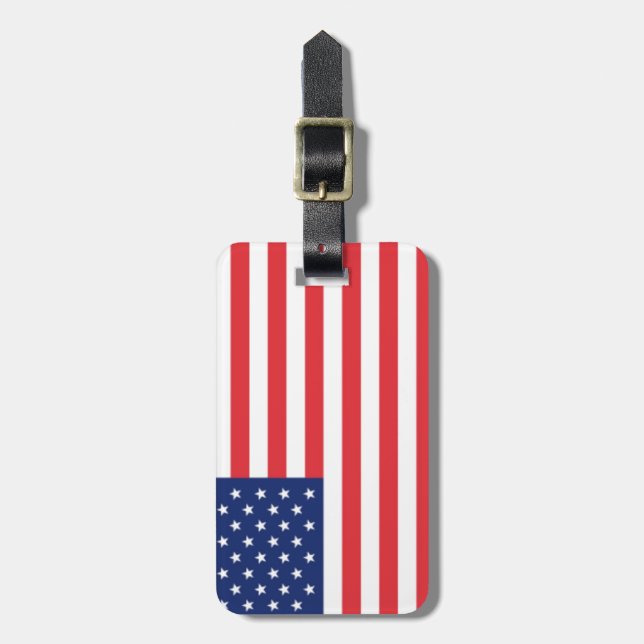 USA GEPÄCKANHÄNGER (Vorderseite vertikal)