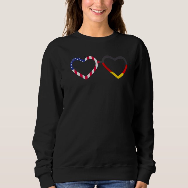 USA Germany Flag German American Von Steuben Day   Sweatshirt (Vorderseite)
