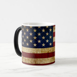 USA/gerundete Flagge Verwandlungstasse