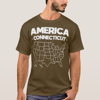 USA gift Connecticut Staat T-Shirt