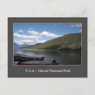 USA Glacial National Park Fotografie. Postkarte