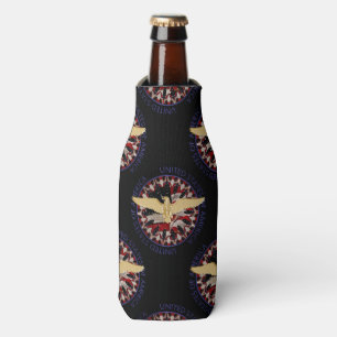 USA Gold Adler, Flag Black-Blue Flasche Cooler Flaschenkühler