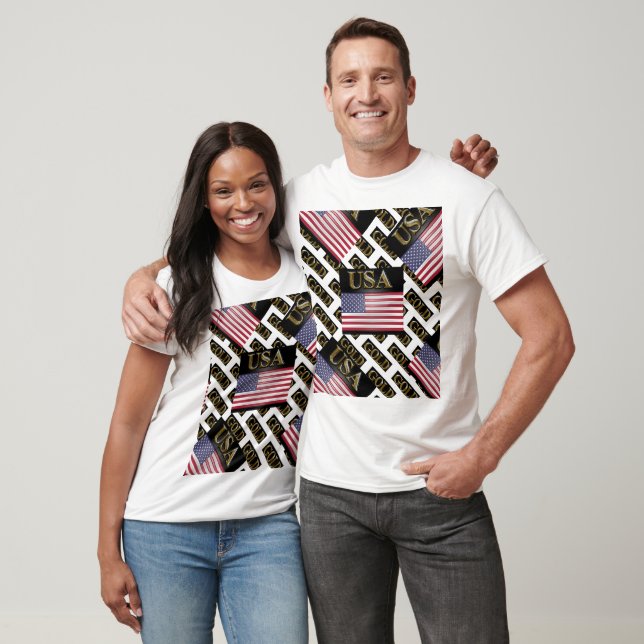 USA GOLD HOCKEY T-Shirt (Unisex)