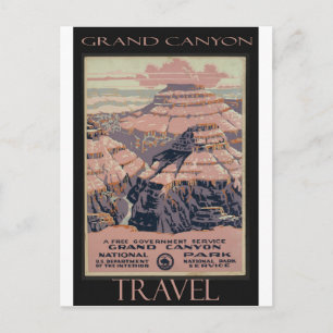 USA Grand Canyon National Park Carte postale Vinta