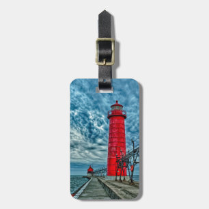 USA, Grand Haven, Michigan, Leuchtturm Gepäckanhänger
