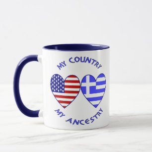 USA / Griechische Herkunft Tasse