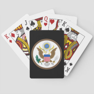 USA großes Siegel Spielkarten