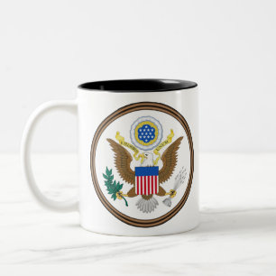usa großes Siegel Zweifarbige Tasse