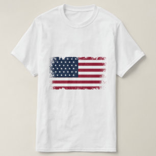 USA Grunge Vector Flag T-Shirt