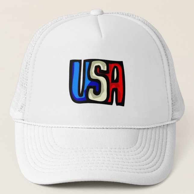 Usa Hat Truckerkappe (Vorderseite)