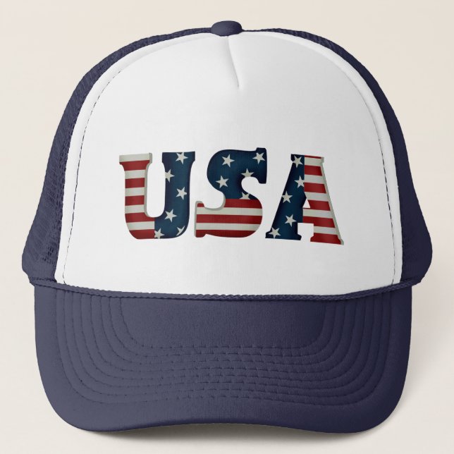 USA Hat Truckerkappe (Vorderseite)