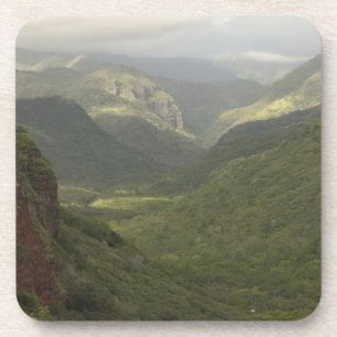 USA, Hawaii, Kauai, Canyon übersehen. (RF) Getränkeuntersetzer