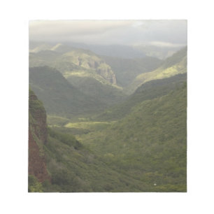 USA, Hawaii, Kauai, Canyon übersehen. (RF) Notizblock