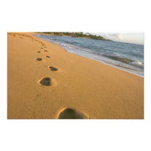 USA, Hawaii, Kauai, Kapa'a, Strand. Fotodruck