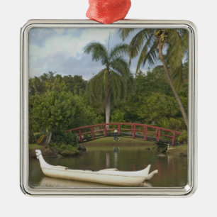 USA, Hawaii, Kauai, Smith Family Luau Garten Silbernes Ornament