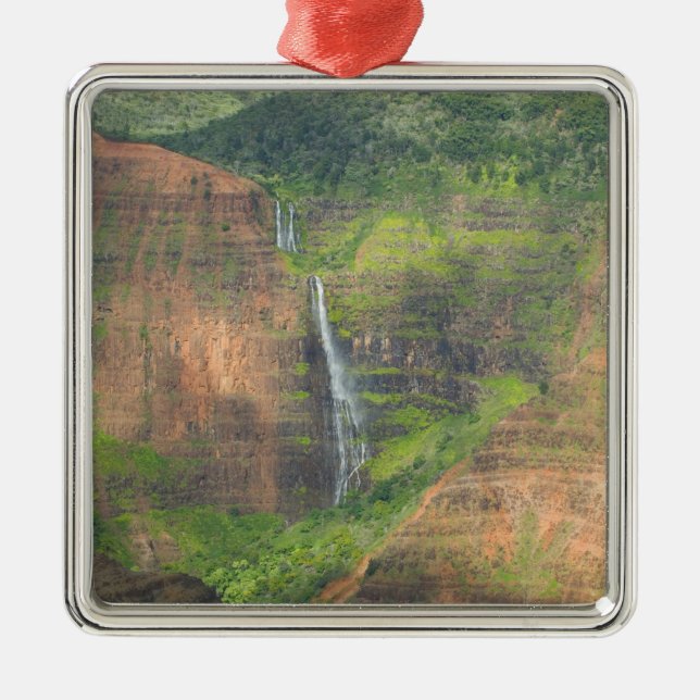 USA, Hawaii, Kauai, Waimea, Waimea Canyon Silbernes Ornament (Vorne)