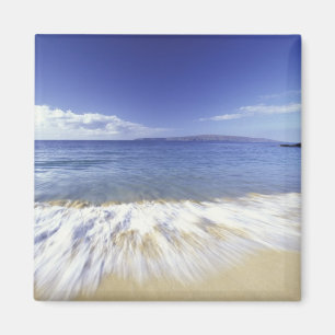 USA, Hawaii, Maui, Brandung bei Makena Magnet