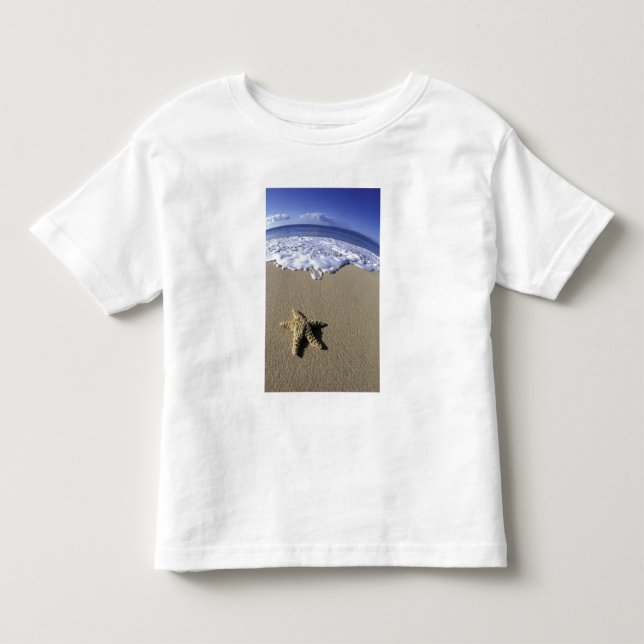 USA, Hawaii, Maui, Makena Beach, Starfish und Kleinkind T-shirt (Vorderseite)