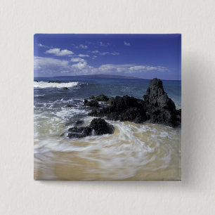 USA, Hawaii, Maui, Maui, Makena Beach, Surfen Button