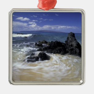 USA, Hawaii, Maui, Maui, Makena Beach, Surfen Ornament Aus Metall